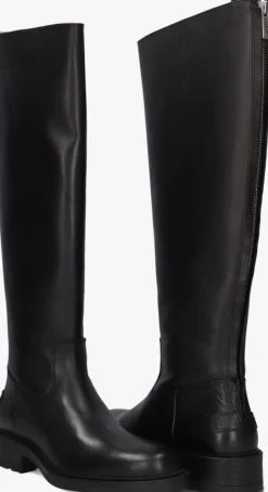 zwarte shabbies hoge laarzen dean tala