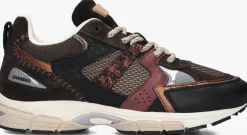 zwarte shabbies lage sneakers abbey run