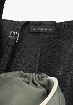 zwarte smaak amsterdam schoudertas nathan