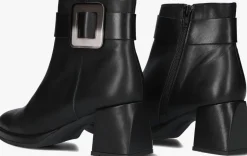 zwarte softwaves enkellaarsjes 89002 led