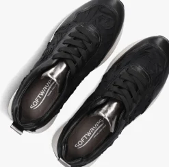 zwarte softwaves lage sneakers 9.13.15