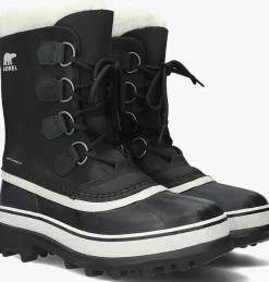 zwarte sorel vachtlaarzen caribou wp