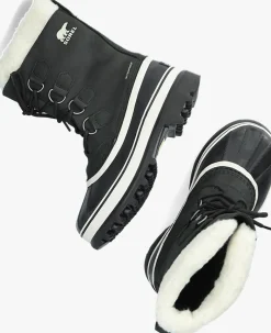 zwarte sorel vachtlaarzen caribou wp