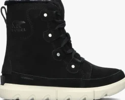 zwarte sorel veterboots explorer next joan wp