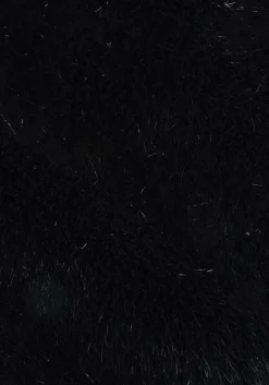 zwarte stand studio faux fur jas maria coat soft