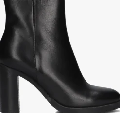 zwarte stefano lauran enkellaarsjes s3104.