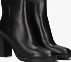 zwarte stefano lauran enkellaarsjes s3104.