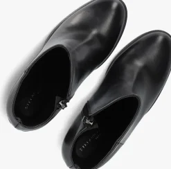 zwarte stefano lauran enkellaarsjes s3104.