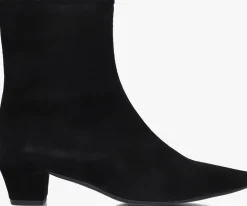 zwarte stefano lauran enkellaarsjes 010-292