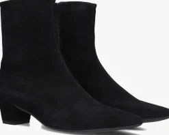 zwarte stefano lauran enkellaarsjes 010-292