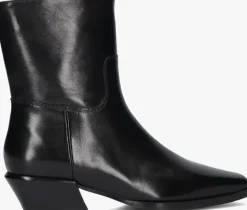 zwarte stefano lauran enkellaarsjes st2070