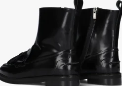 zwarte stefano lauran enkellaarsjes 12219