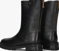 zwarte stefano lauran enkellaarsjes st2156