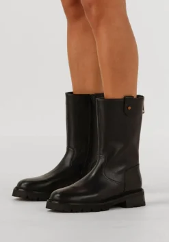 zwarte stefano lauran enkellaarsjes st2156