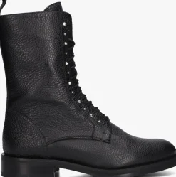 zwarte stefano lauran enkellaarsjes b5666