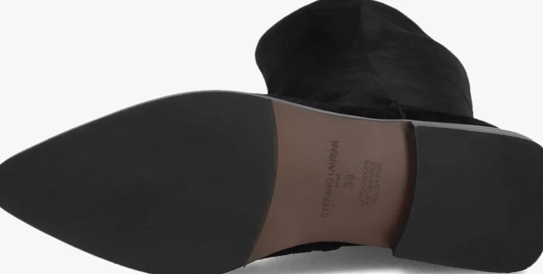 zwarte stefano lauran hoge laarzen pe2059