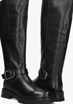 zwarte stefano lauran hoge laarzen pe2053