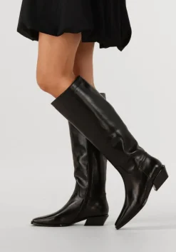 zwarte stefano lauran hoge laarzen st2071