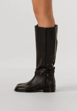 zwarte stefano lauran hoge laarzen pe2076