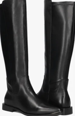 zwarte stefano lauran hoge laarzen pe2059