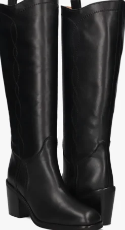 zwarte stefano lauran hoge laarzen b5631