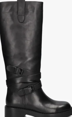 zwarte stefano lauran hoge laarzen pe2058