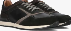 zwarte stefano lauran lage sneakers sl124h610