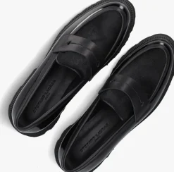 zwarte stefano lauran loafers 12087