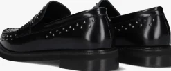zwarte stefano lauran loafers 12095