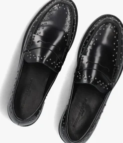 zwarte stefano lauran loafers 12095