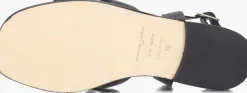 zwarte stefano lauran platte sandalen 24200