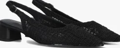 zwarte stefano lauran slingbacks d24059