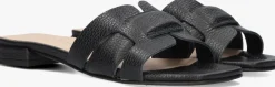 zwarte stefano lauran slippers 24050