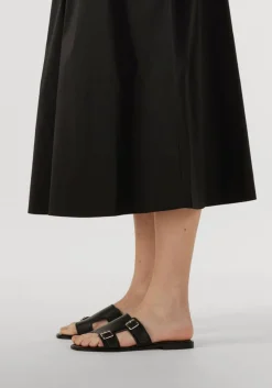 zwarte stefano lauran slippers 24004