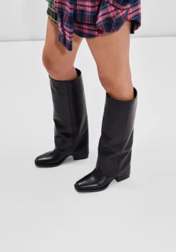 zwarte strategia hoge laarzen e-4410