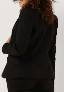 zwarte summum blazer blazer classic stretch (1s100)