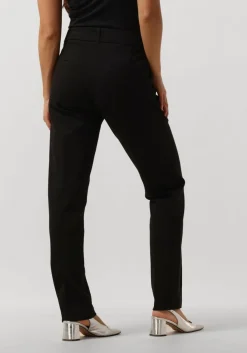 zwarte summum flared broek trousers punto milano
