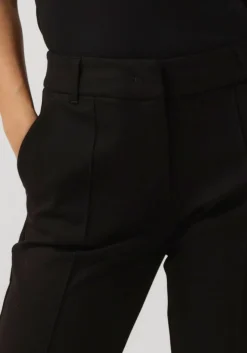 zwarte summum flared broek trousers punto milano