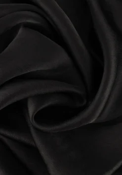 zwarte summum midirok skirt heavy silk touch