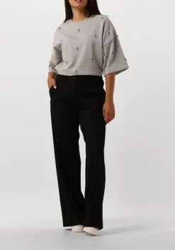 zwarte summum pantalon trousers viscose blend stretch