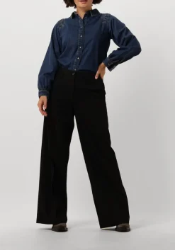 zwarte summum pantalon trousers viscose blend stretch