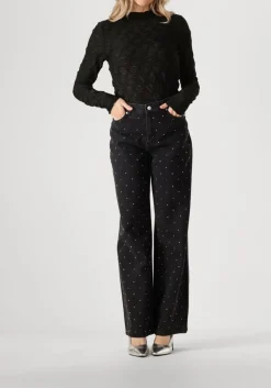 zwarte summum tops & t-shirts top spider mesh