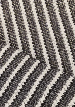 zwarte summum t-shirt sleeveless top knitted stripe coated