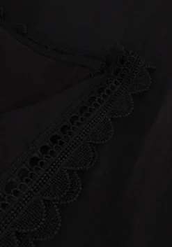 zwarte suncoo midi jurk cristy