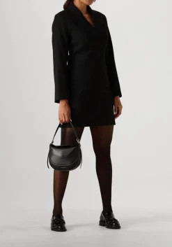 zwarte suncoo mini jurk cherry