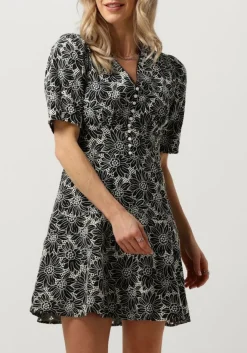 zwarte suncoo mini jurk cindy