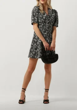 zwarte suncoo mini jurk cindy