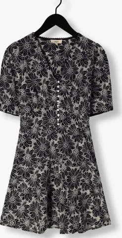 zwarte suncoo mini jurk cindy