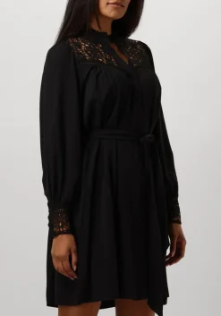 zwarte suncoo mini jurk ceylan