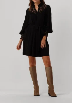 zwarte suncoo mini jurk ceylan